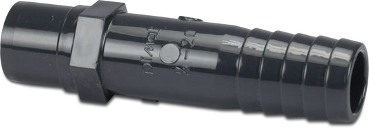 Profec Schlauchtülle PVC-U 20 mm Stutzen x Schlauchtülle 10bar Grau
