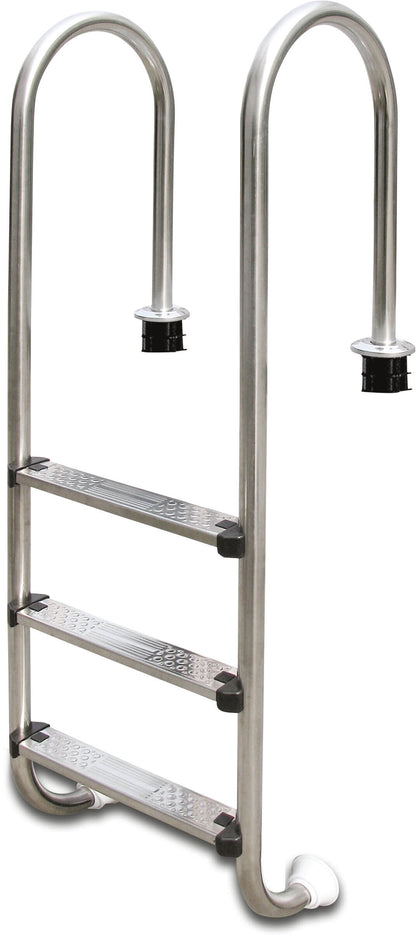 Flotide Tiefenbeckenleiter Edelstahl 304 Typ kleines Modell 3 Trittstufen