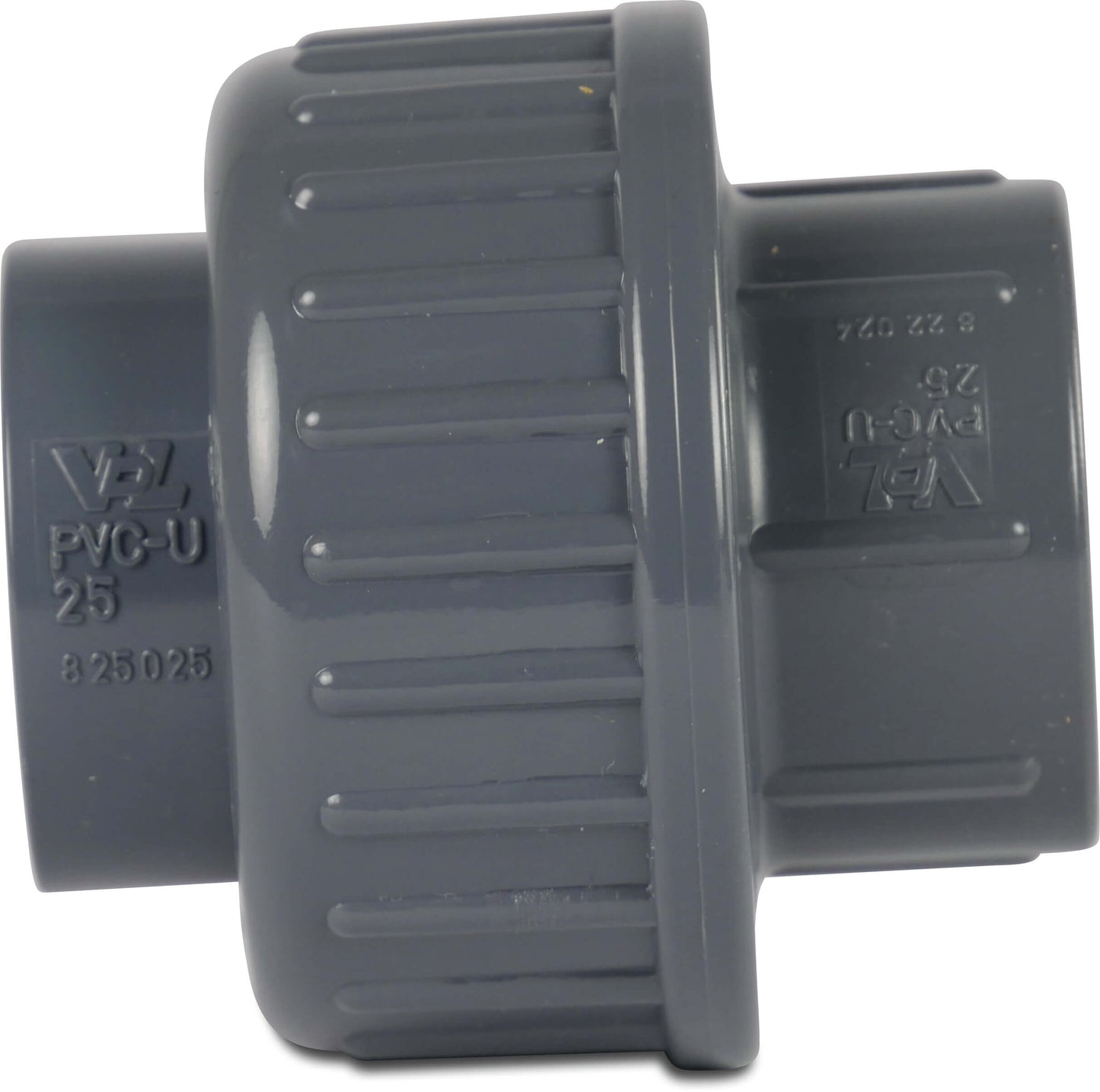 VDL Verschraubung PVC-U Klebemuffe 16bar Grau Typ B