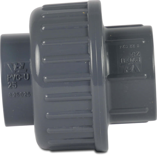 VDL Verschraubung PVC-U Klebemuffe 16bar Grau Typ B
