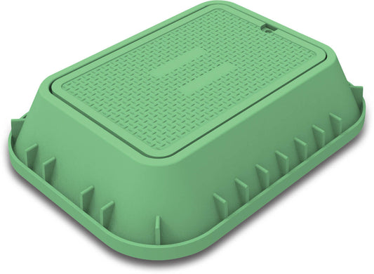 Profec Höhenausgleich für Hydrantschutzgehäuse rechteckig HDPE Grün Typ VB-1220-EXT