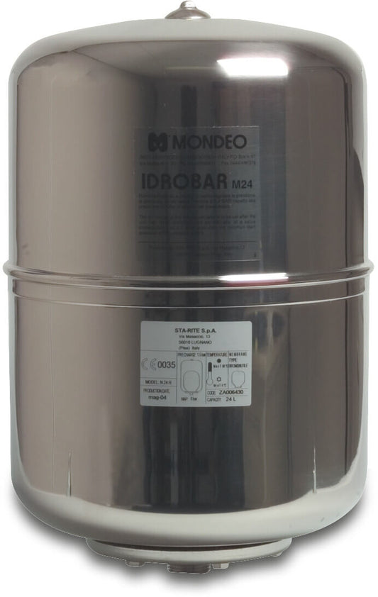 Druckkessel Edelstahl 304 3/4" Außengewinde 8bar 8ltr Typ vertikal