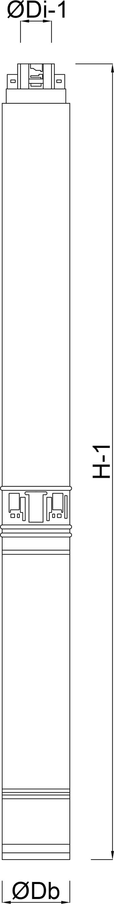 DAB Brunnenpumpe Edelstahl 304 1 1/4" Innengewinde 4,5A 230VAC mit 15m Kabel und control box booster Typ Ölkühlung