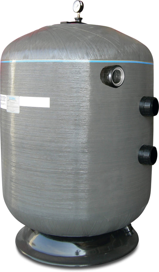 Waterco Commercial sand filter Glasfaser 3"/90mm DIN Flansch 2,5bar Grau Typ SMD1600
