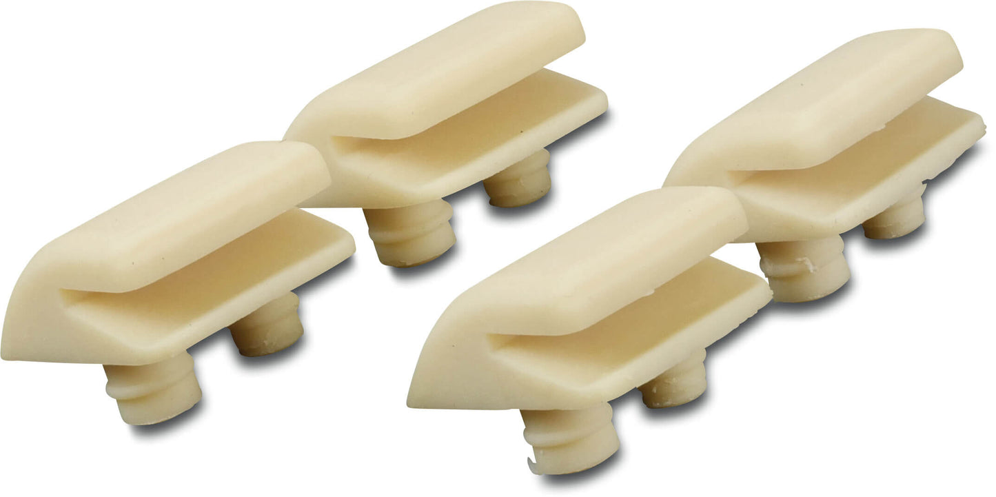 Hayward Gleitschuhe aus Santroprene, Satz mit 4 Schlitzen AXV014SP