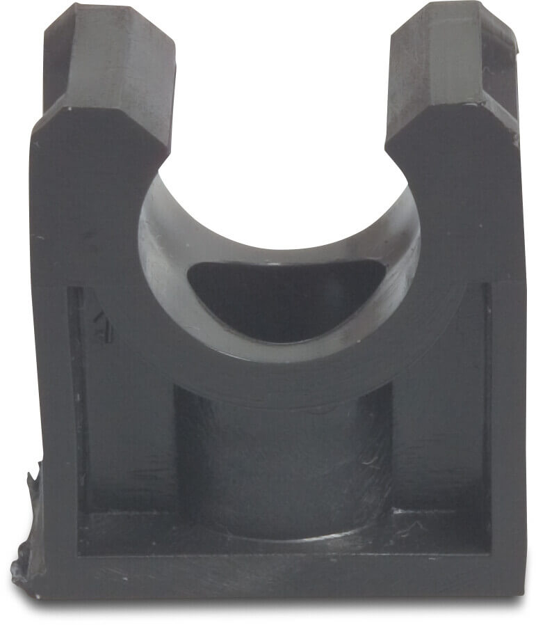 Rohrschelle PE 16 mm Schwarz Typ HT