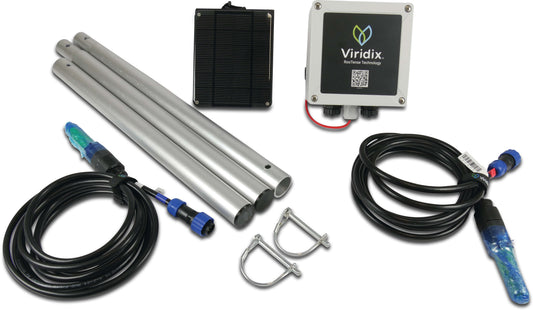 Viridix Gen3 system, including lot device, 2 Rootsense sensors, installation kit and 1-year subscription Typ Rootense 2 sensoren