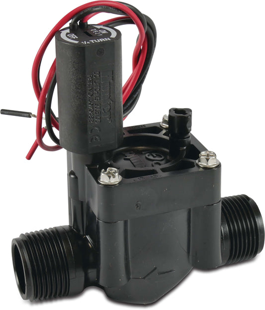 Hunter PGV-100-MM-B-DC Magnetventil glasfaserverstärktes Nylon 1" Außengewinde 10bar 9VDC Schwarz