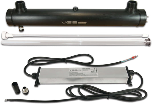 VGE Pro Low pressure lamp UV system HDPE Typ Basic 75-110