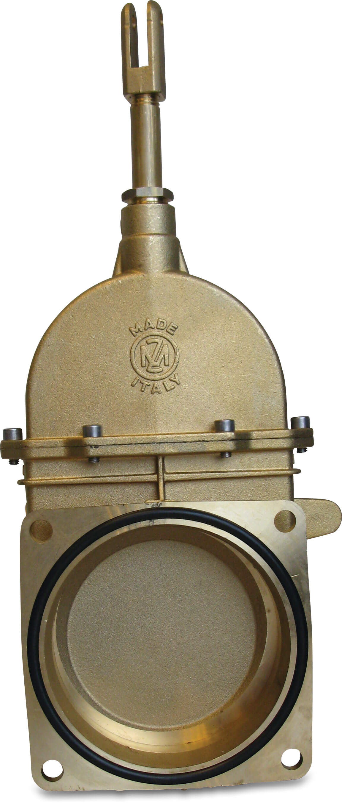 MZ Gülleschieber Messing 6" Quadratflansch 2,5bar Typ ECO 0075