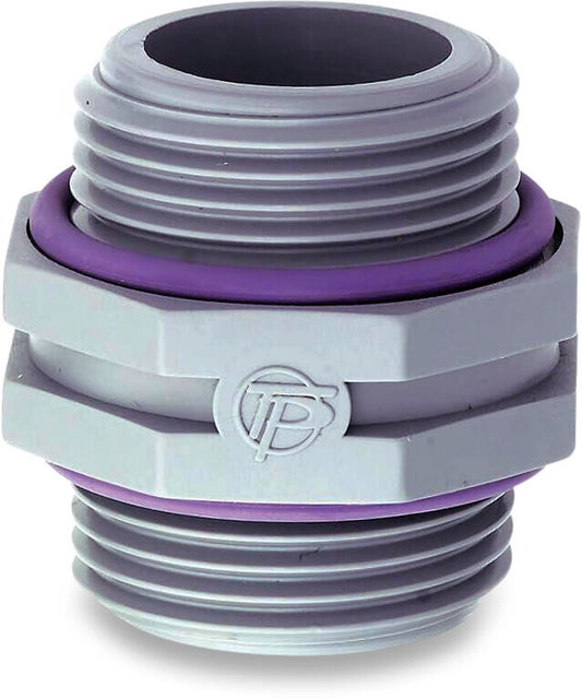 Tavlit Swivel Nippel PP 1" Außengewinde 10bar Typ with O-ring (VE: 10 St.)