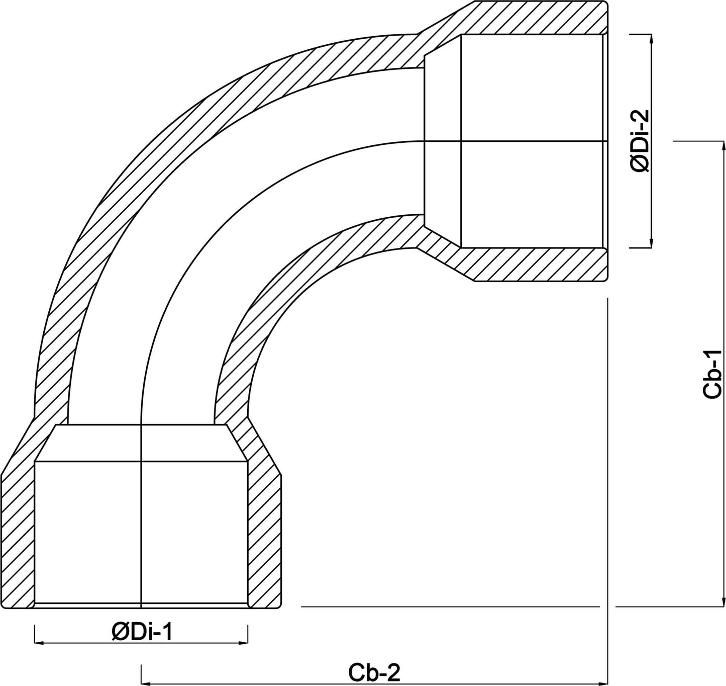 VDL Bogen 90° PVC-U Klebemuffe 10bar Grau Typ aus Rohr hergestellt